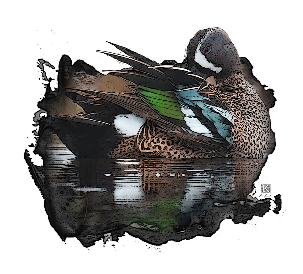 Kenneth Laird Studios Blue Wing Duck Call - Slammer Series