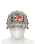 Green Head Hat - Light Camo