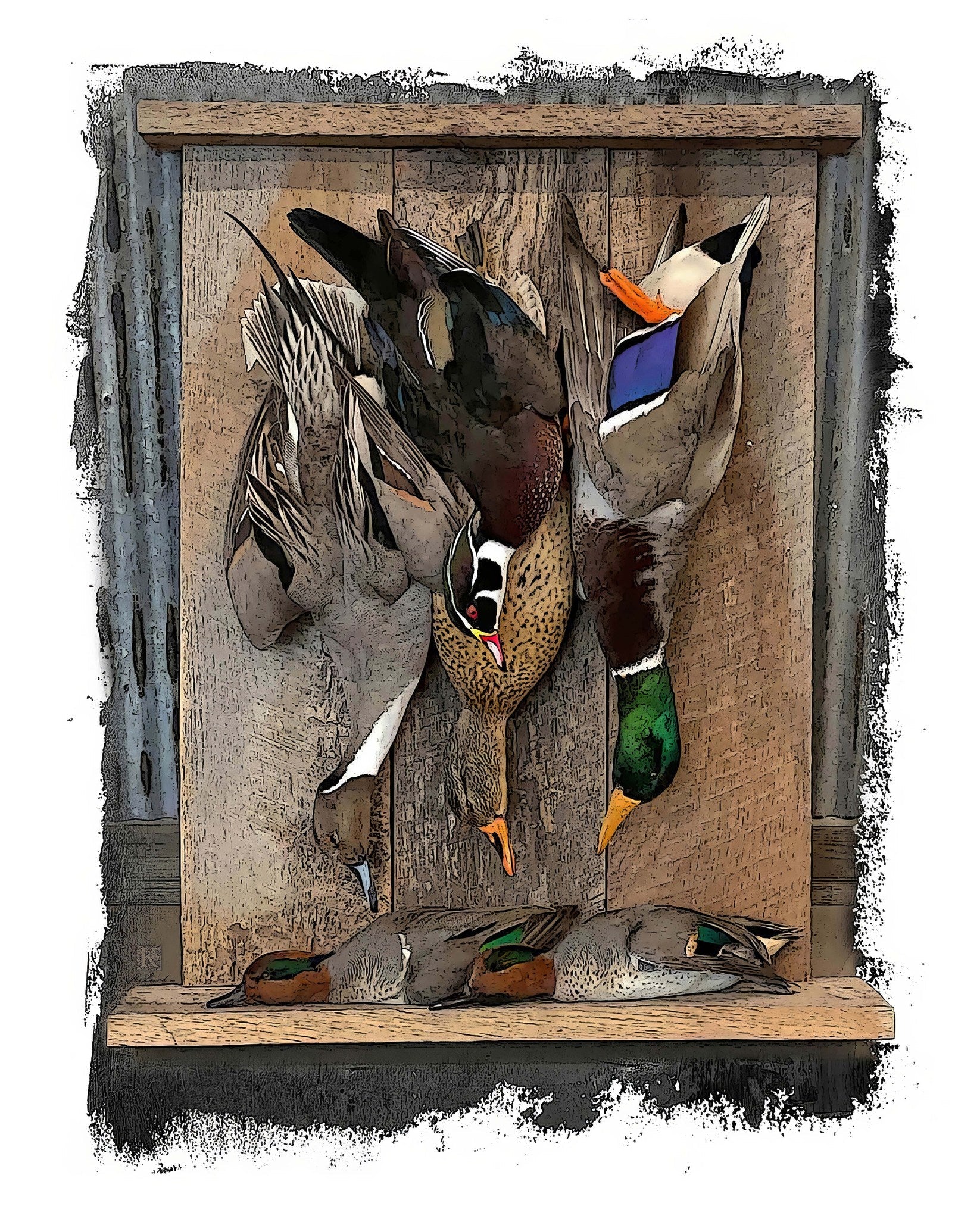 Kenneth Laird Collection Dead Mount  Duck Call - Slammer Series