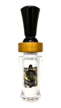 Kenneth Laird Collection Wood Duck White Background Duck Call - Slammer Series